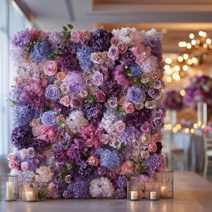 Choosing the right flower wall size